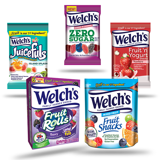 Welch’s® Fruit Snacks, Welch’s® Juicefuls® Juicy Fruit Snacks, Fruit ‘n
